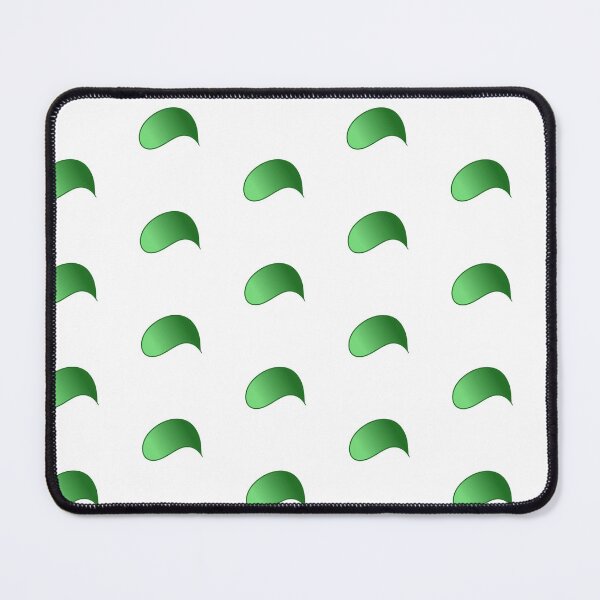 Item preview, green, abstract, leaf-like shape illustration hand-drawn graphic design art designed and sold by MagicMaker1984.