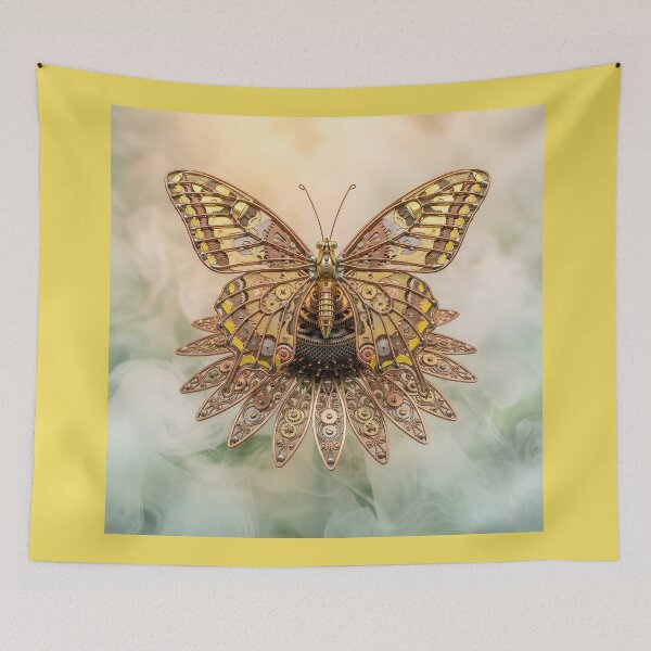 Item preview, Mechanical Butterfly on Metal Coneflower designed and sold by Tridentulus.