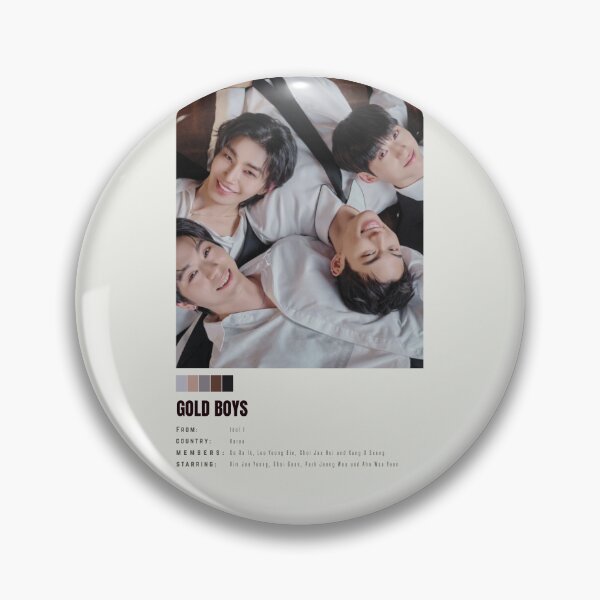 Item preview, GOLD BOYS - Kpop Poster from Idol I  designed and sold by Weird Unicorn.