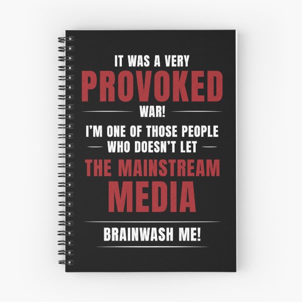 Item preview, It Was a Provoked War | Question the Narrative | Independent Thinking Anti-Mainstream Media Typography Design designed and sold by PaintedPixels01.
