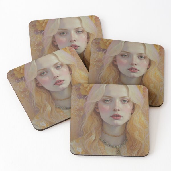 Item preview, Beautiful Floral Woman Portrait  designed and sold by YasArtStudio.