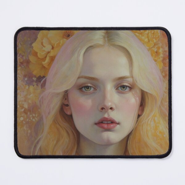 Item preview, Beautiful Floral Woman Portrait designed and sold by YasArtStudio.
