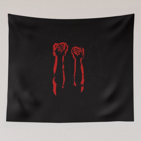 Item preview, Solidarity Has No Borders - Immigrant Refugee Abolish Ice designed and sold by SAMADIMH.