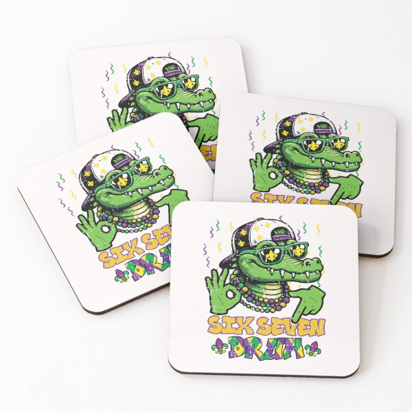 Item preview, Six Seven Bruh Alligator 6 7 Mardi Gras 67 Boys Kids Youth  designed and sold by FrankIsabel.