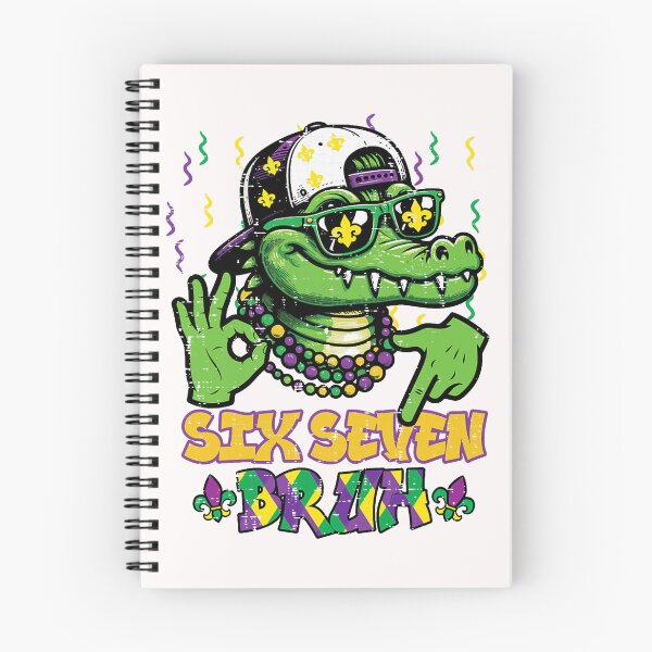 Item preview, Six Seven Bruh Alligator 6 7 Mardi Gras 67 Boys Kids Youth  designed and sold by FrankIsabel.
