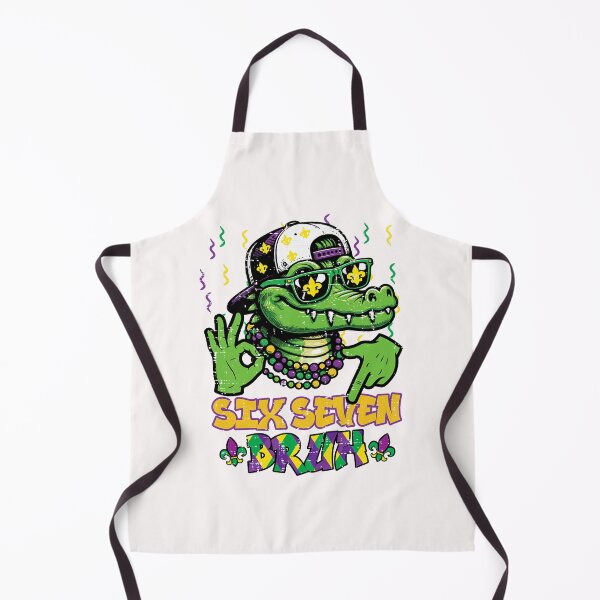 Item preview, Six Seven Bruh Alligator 6 7 Mardi Gras 67 Boys Kids Youth designed and sold by FrankIsabel.