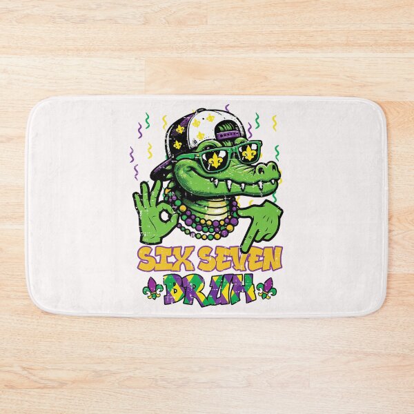Item preview, Six Seven Bruh Alligator 6 7 Mardi Gras 67 Boys Kids Youth  designed and sold by FrankIsabel.