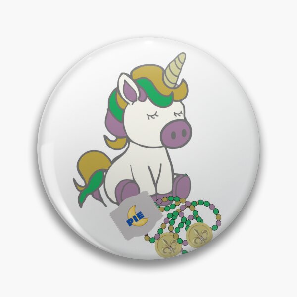 Item preview, Mardi gras unicorn  designed and sold by TaraPen.