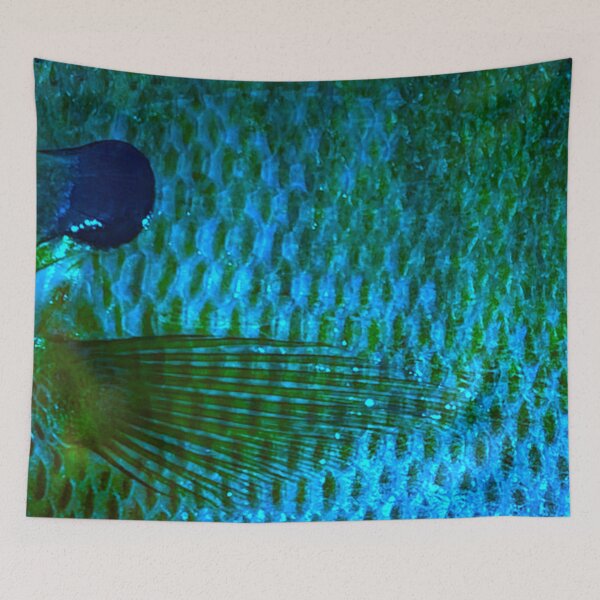 Item preview, Aqua Bluegill Skin Pattern designed and sold by CJRPics.