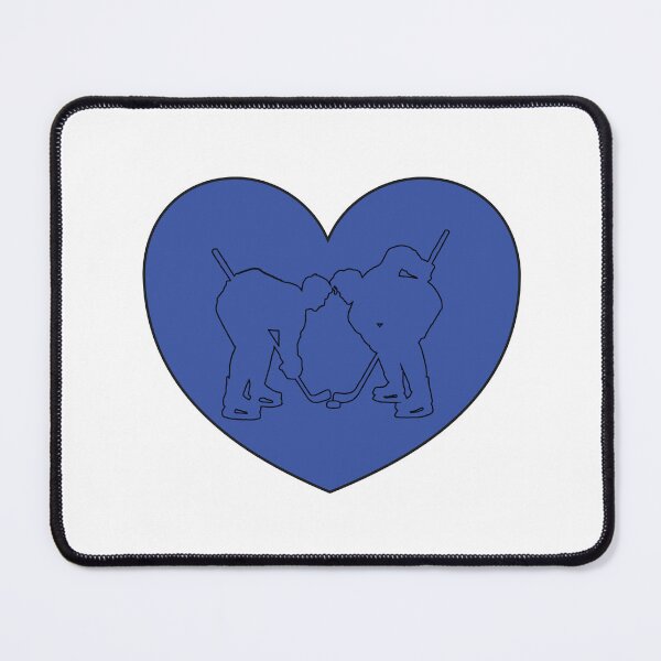 Item preview, Heated rivalry heart hockey outline designed and sold by GeoGoose.