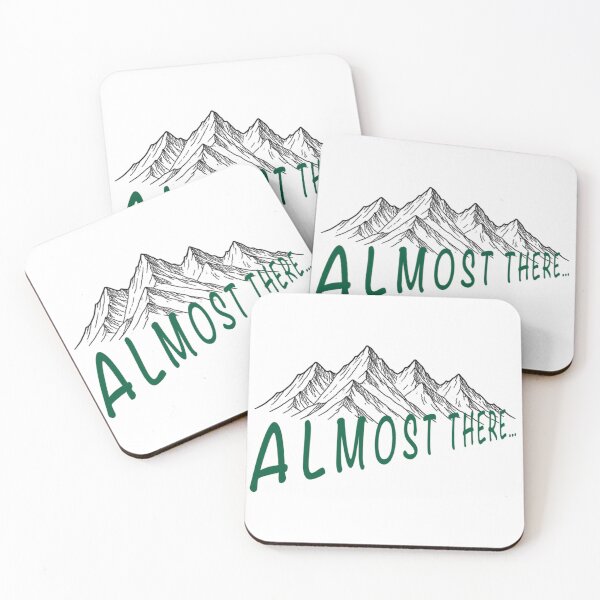 Item preview, “Almost There… Mountain Motivation Illustration” designed and sold by Soft Ink.
