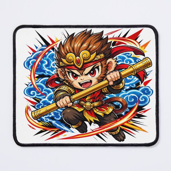 Item preview, Anime Sun Wukong Monkey King Graphic - Journey to the West Streetwear Design designed and sold by Monkey Style Studios.