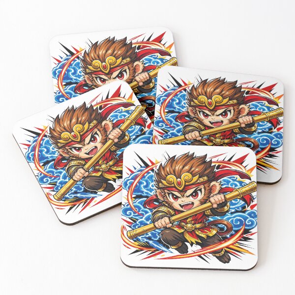 Item preview, Anime Sun Wukong Monkey King Graphic - Journey to the West Streetwear Design designed and sold by Monkey Style Studios.