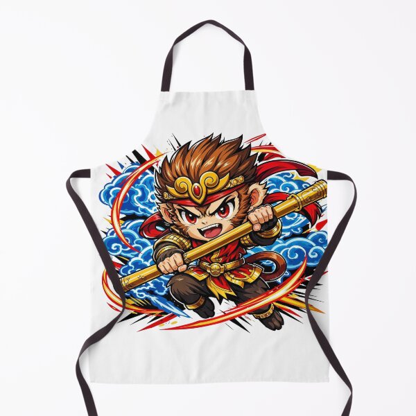 Item preview, Anime Sun Wukong Monkey King Graphic - Journey to the West Streetwear Design designed and sold by Monkey Style Studios.