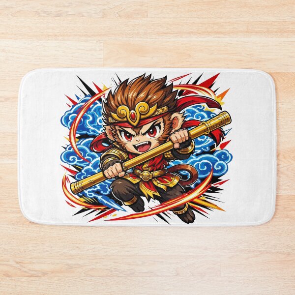 Item preview, Anime Sun Wukong Monkey King Graphic - Journey to the West Streetwear Design designed and sold by Monkey Style Studios.