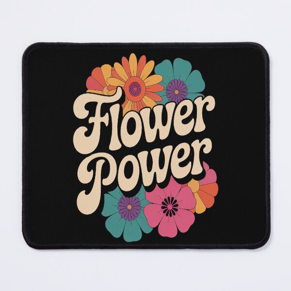 Item preview, Flower Power 60s 70s Hippie Groovy Positive Vibes designed and sold by HaiharryCartoon.