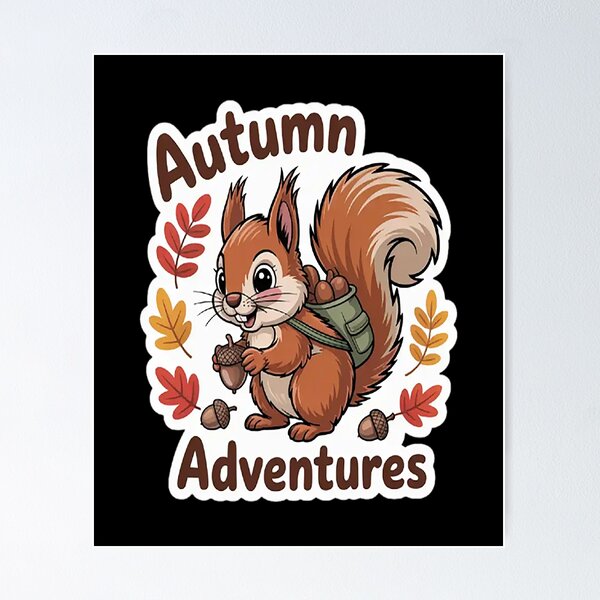 Item preview, Autumn Adventures Await Embrace The Season Nature Lover designed and sold by CottonCandyPrin.