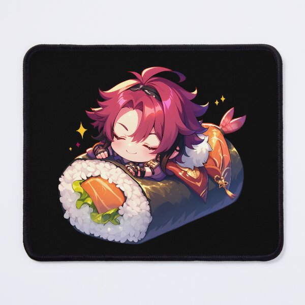 Item preview, Shikanoin Heizou Genshin Impact Chibi Sushi Anime Boy Kawaii Cozy Roll designed and sold by CarlosBender.