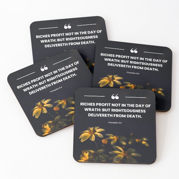 Item preview, Proverbs 11:4 designed and sold by Undonemadenew.