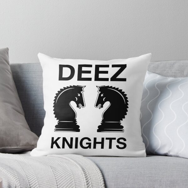 Item preview, Funny Nerdy Deez Knights Chess Player Black Text designed and sold by MathWare MathClips.