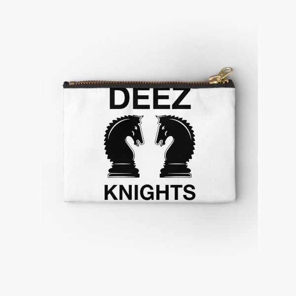 Item preview, Funny Nerdy Deez Knights Chess Player Black Text designed and sold by MathWare MathClips.