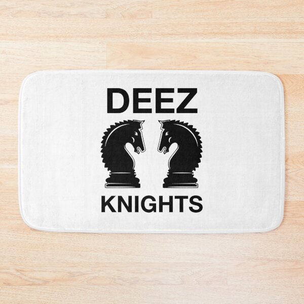 Item preview, Funny Nerdy Deez Knights Chess Player Black Text designed and sold by MathWare MathClips.