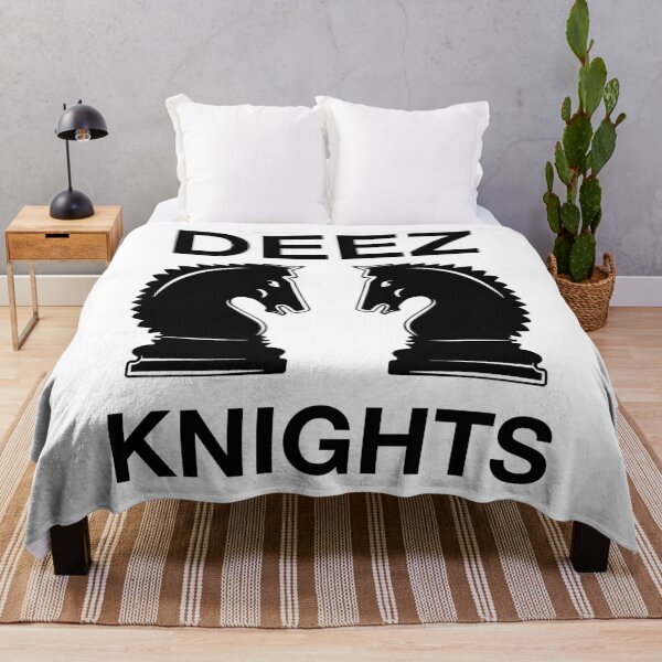 Item preview, Funny Nerdy Deez Knights Chess Player Black Text designed and sold by MathWare MathClips.