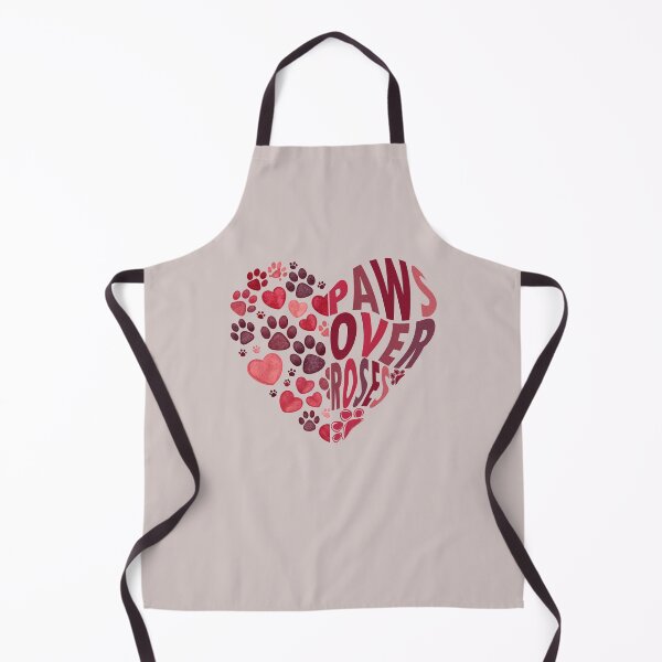 Item preview, Paws Over Roses – Dog Lover Valentine Heart Design designed and sold by InDesignUSA.