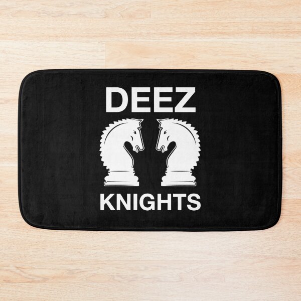 Item preview, Funny Nerdy Deez Knights Chess Player White Text designed and sold by MathWare MathClips.