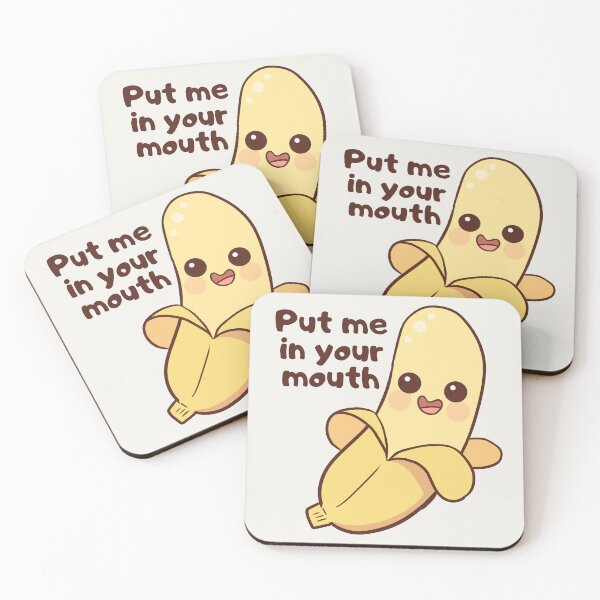 Item preview, Cute Banana - Put me in your mouth  designed and sold by EvergreenRevolt.