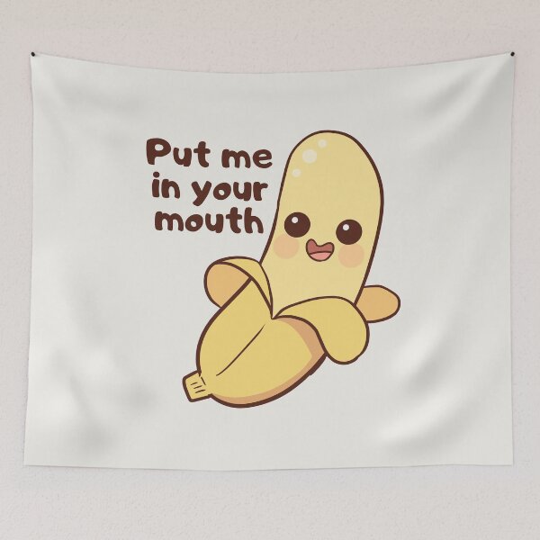 Item preview, Cute Banana - Put me in your mouth  designed and sold by EvergreenRevolt.