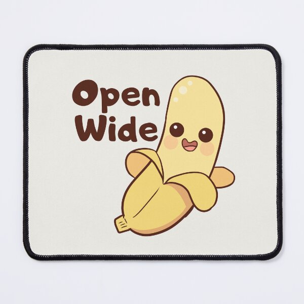 Item preview, Cute Banana - Open Wide - Fruit designed and sold by EvergreenRevolt.