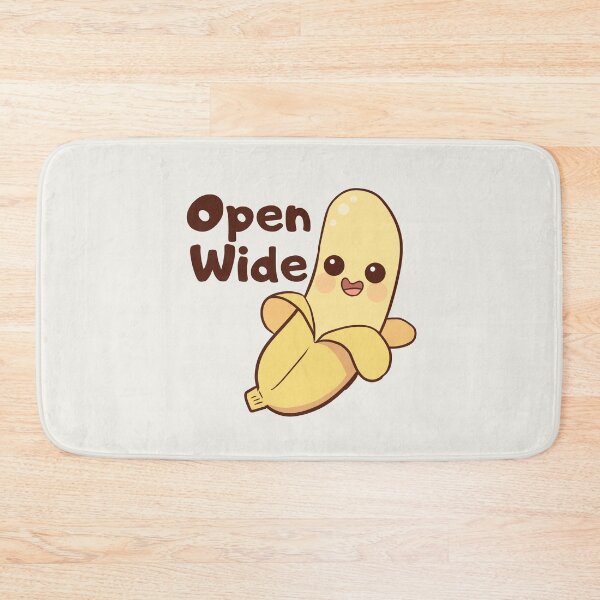 Item preview, Cute Banana - Open Wide - Fruit designed and sold by EvergreenRevolt.