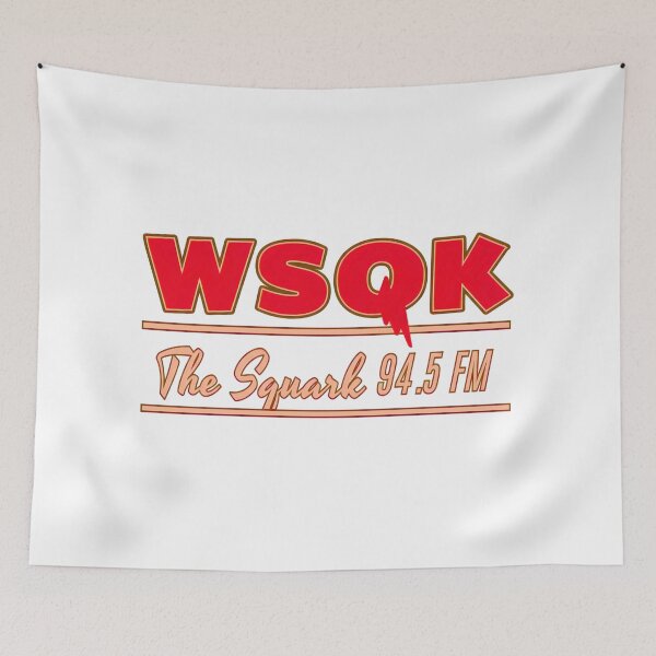 Item preview, Retro WSQK Radio Station Sweatshirt designed and sold by ThamirArtistry.