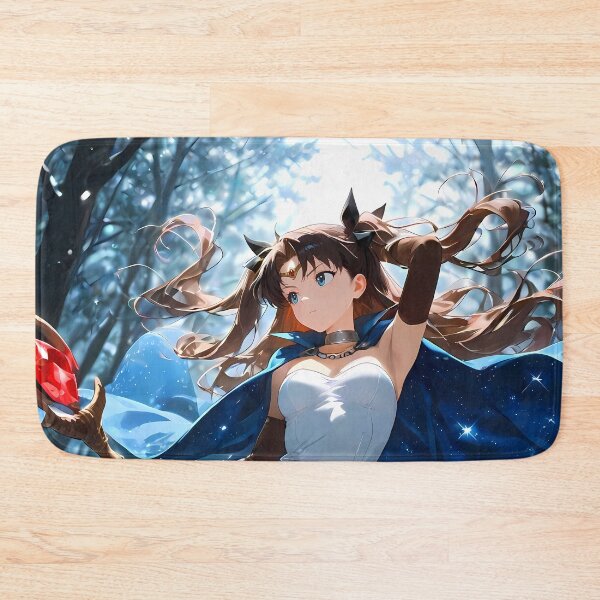Item preview, Rin Tohsaka Fate Stay Night Anime Girl Waifu Forest Magic Winter Adventure Glowing Fantasy designed and sold by CarlosBender.