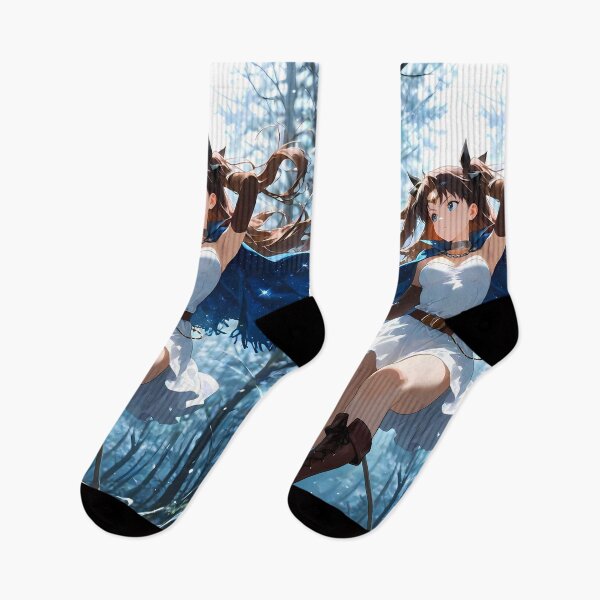 Item preview, Rin Tohsaka Fate Stay Night Anime Girl Waifu Forest Magic Winter Adventure Glowing Fantasy designed and sold by CarlosBender.