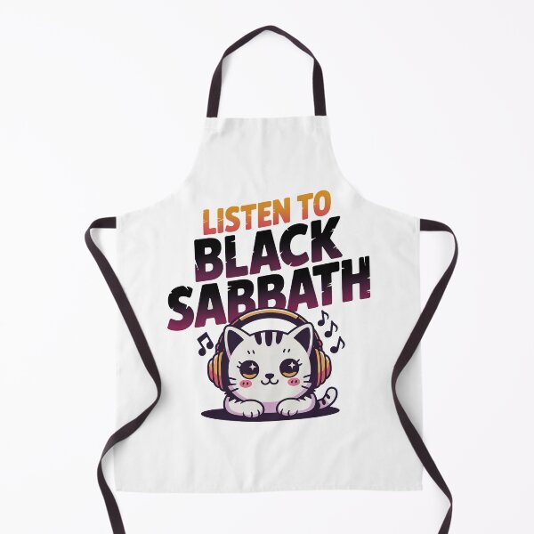 Item preview, Listen To Black Sabbath, For Cat lovers and Black Sabbath designed and sold by graphic-genie.