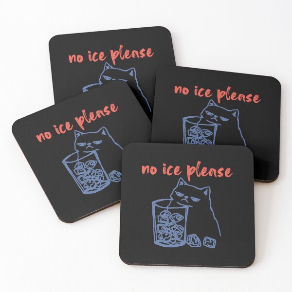 Item preview, cat ice drink meme funny designed and sold by FrankIsabel.