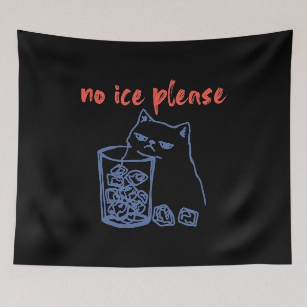 Item preview, cat ice drink meme funny designed and sold by FrankIsabel.
