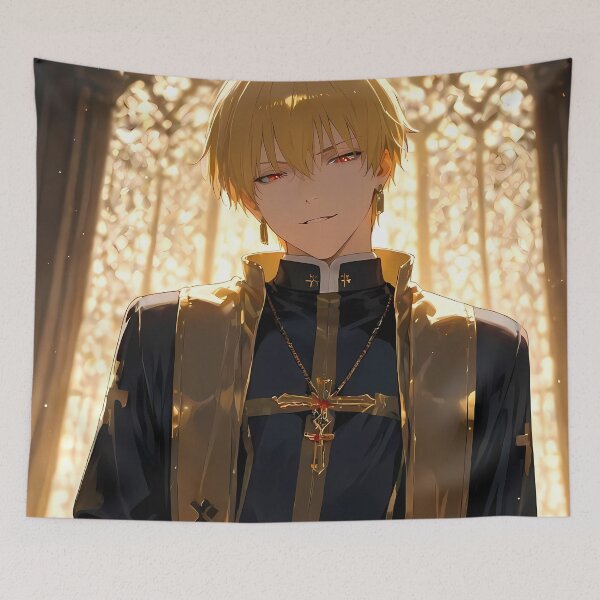 Item preview, Gilgamesh Fate Stay Night Sacerdote Divino Anime designed and sold by CarlosBender.
