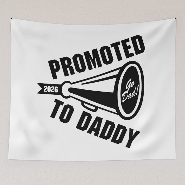 Item preview, "Promoted to Daddy 2026 – The Perfect New Dad Gift for Expecting Fathers!" designed and sold by artworkathome.