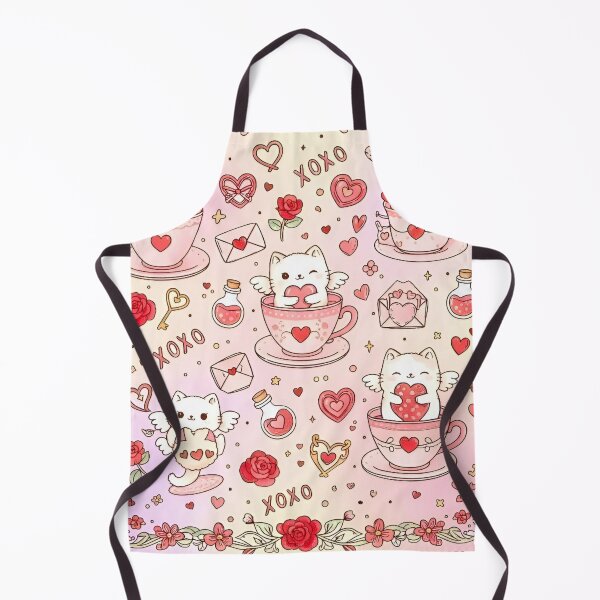 Item preview, Romantic Cats and Tea Pattern designed and sold by Good Vibes .