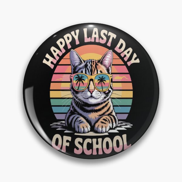 Item preview, Happy Last Day End Of School Graduation Funny Cat designed and sold by HaiharryCartoon.