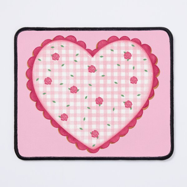 Item preview, Heart cookie rose plaid and valentine designed and sold by Puifai2489.
