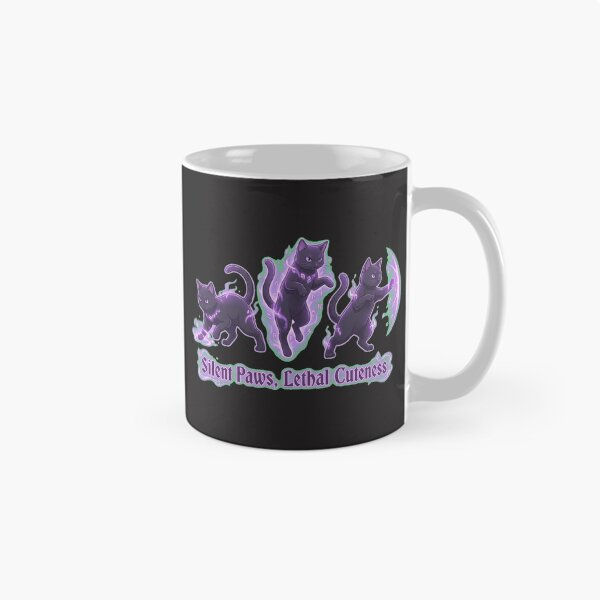 Item preview, Mystic Shadow Clone Black Cats - Purple Magic Ninja Felines designed and sold by Thaivi Design.