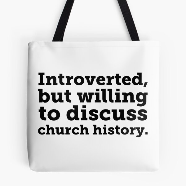 Item preview, Introverted...Let's Talk Church History! designed and sold by Fifteenfps.