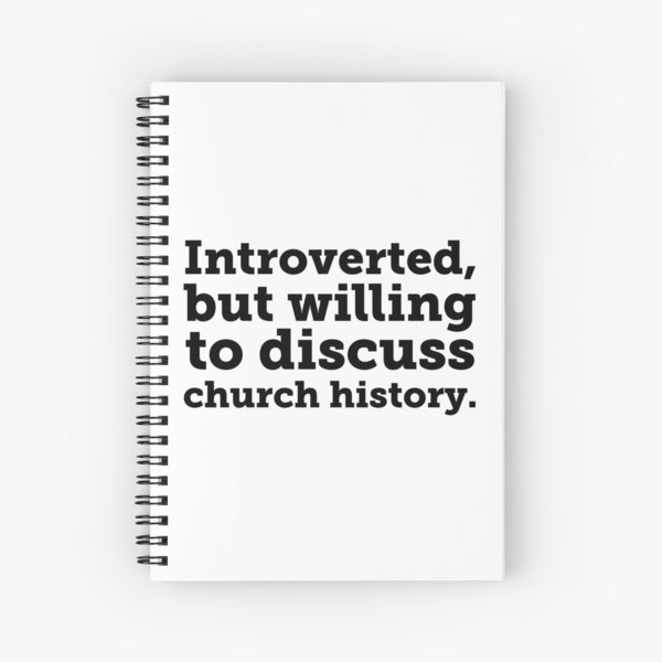 Item preview, Introverted...Let's Talk Church History! designed and sold by Fifteenfps.