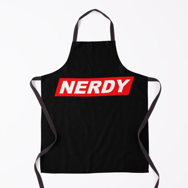 Item preview, Funny Nerdy White Text in Red Parallelogram Designer Parody designed and sold by MathWare MathClips.