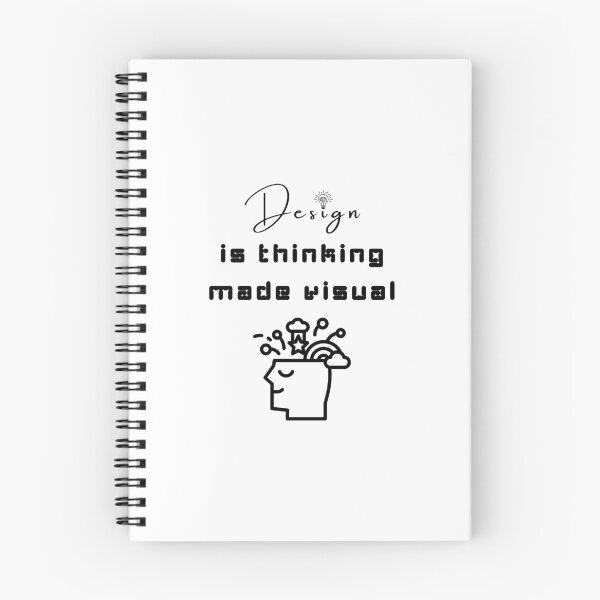 Item preview, Design is Thinking Made Visual Creative Quote designed and sold by Whimsy Works.