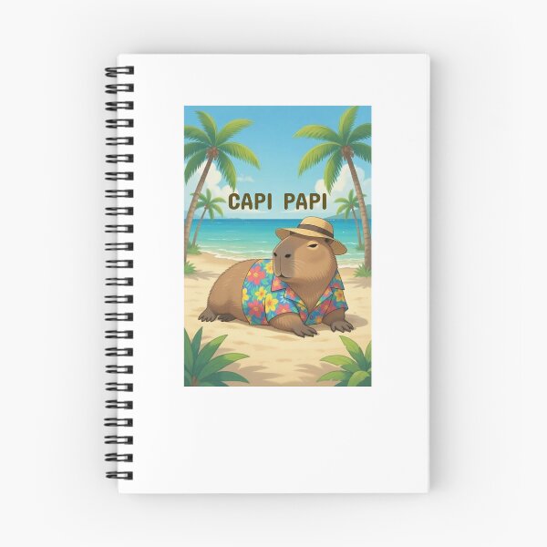 Item preview, Capibara funny vacation design designed and sold by VaseyTees2.